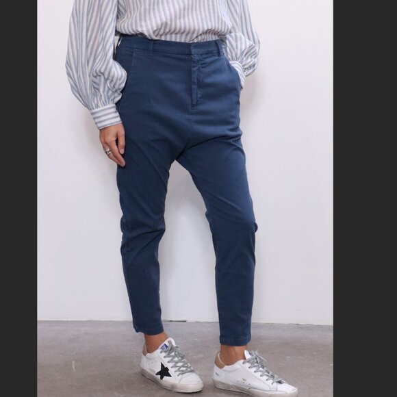 Nili Lotan Paris Pants Size 00 Vintage Blue - Picture 3 of 3